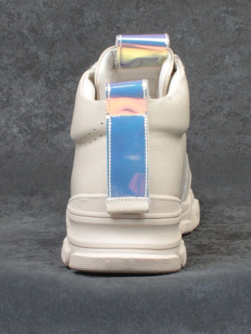 01-REN8-CAX-4-1 BEIGE Ботинки демисезонные женские (натуральная кожа, байка) - Фабричный китай фото 9