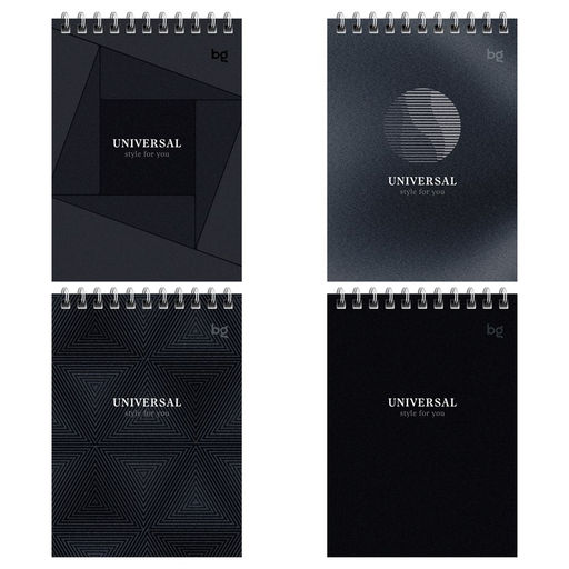 Блокнот А6 40л. на гребне "Монохром" ("BG", Б6гр40 58697)