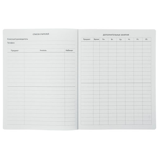 Дневник школьный для 1-11 классов Oxford, твёрдая обложка, искусственная кожа, термотиснение, ляссе, 48 листов