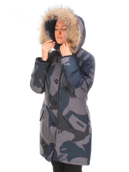 AH2580 Camouflage Куртка зимняя женская CANADA GOOSE (200 гр. био-пух) - Fashion фото 11