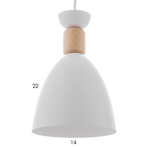 Светильник BayerLux «Канди» 1xE27 40 Вт белый 16×16×20-120 см