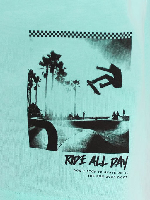 CRB wear/CSJB 63804-40-405 Футболка для мальчика,бирюзовый/Ex.Cherubino  фото 4