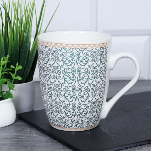 Кружка 400 мл Пастель с узором / SB-102 /уп 12/72/ - ГалеонТрейд фото 2