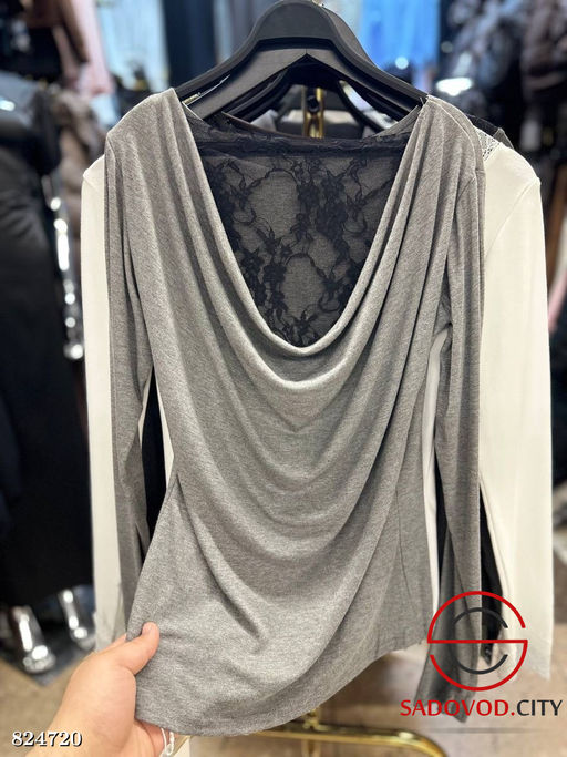 Кофта женская с гипюром