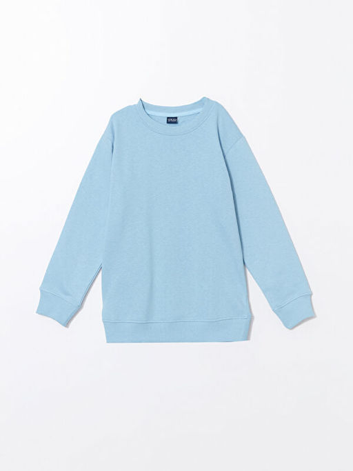 Bisiklet Yaka Erkek ?ocuk Sweatshirt