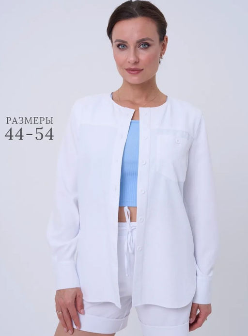 льняная рубашка ЛЕН с ВИСКОЗОЙ - Трика фото 9