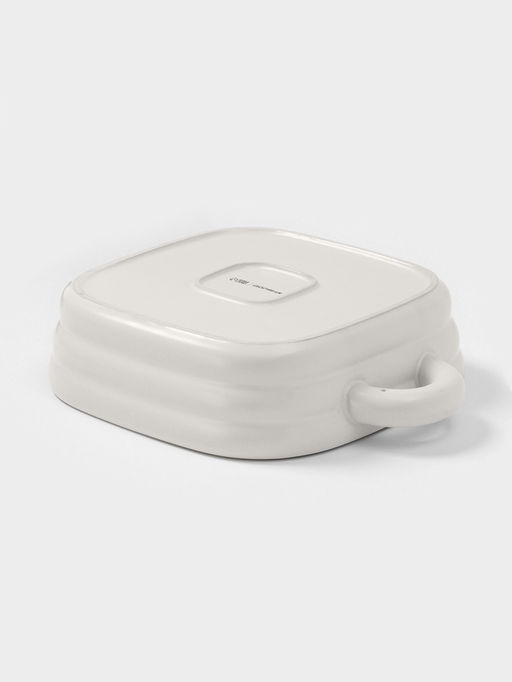 Форма для запекания Доляна Зефир, 1.5 л, 21?21 см, квадратная, керамика, белая