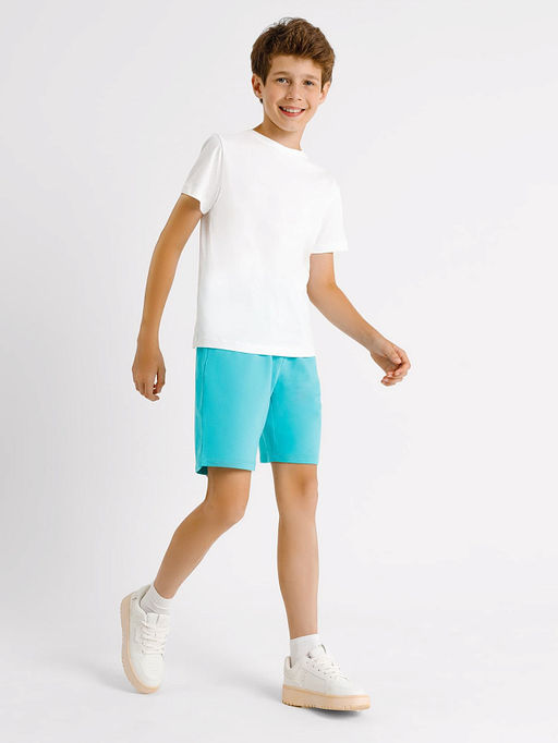 Шорты для мальчиков в бирюзовом цвете - Mark formelle фото 2