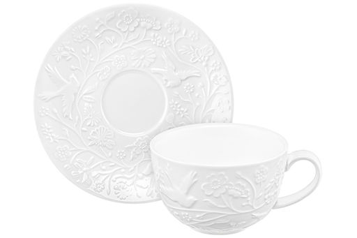 Чайная пара 2 пр. 300 мл 13*10*6,5 см "Райский сад", фарфор