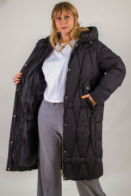 Зимняя куртка удлиненная, арт.28117