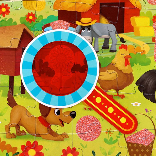 Пазл Собери, найди, покажи. Наша ферма, 35 элементов - Puzzle time фото 3