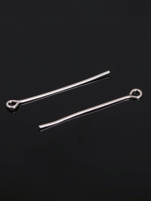 Штифт с петлёй СМ-1083, 3 см, 100 г, цвет серебро