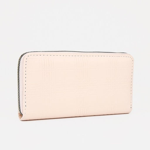 Кошелёк на молнии, четыре отделения, пудра