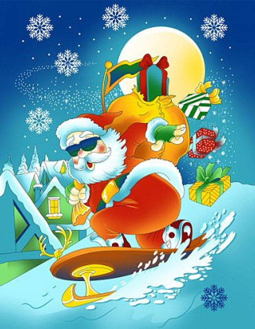 Полотенце вафельное "Новогодний марафон" р.45*60