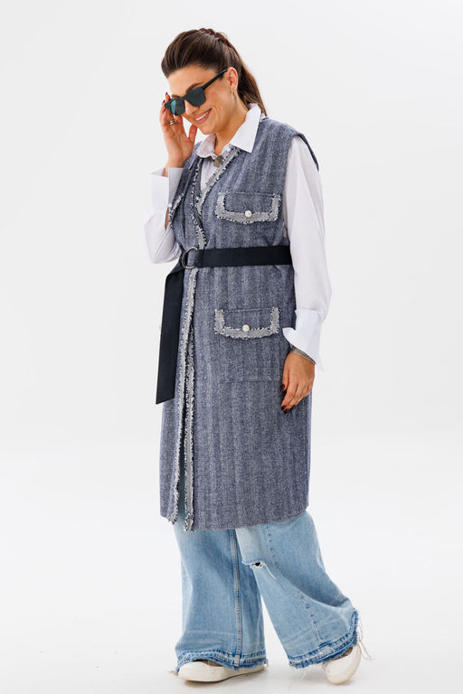 Жилет ANELLI 1366 цвет бури  фото 3