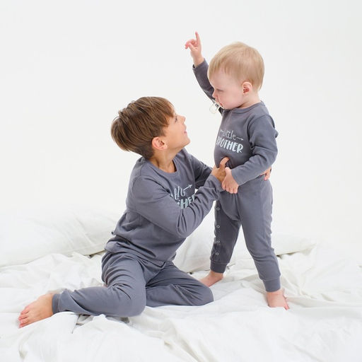 Комбинезон Крошка Я Brother, рост 80-86 см, цвет тёмно-серый  фото 3