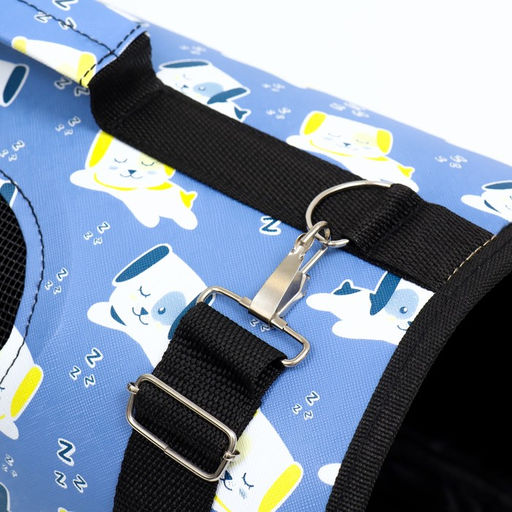 Сумка-переноска каркасная Щенки, размер S, 37,5 х 17 х 22 см - Пижон фото 5