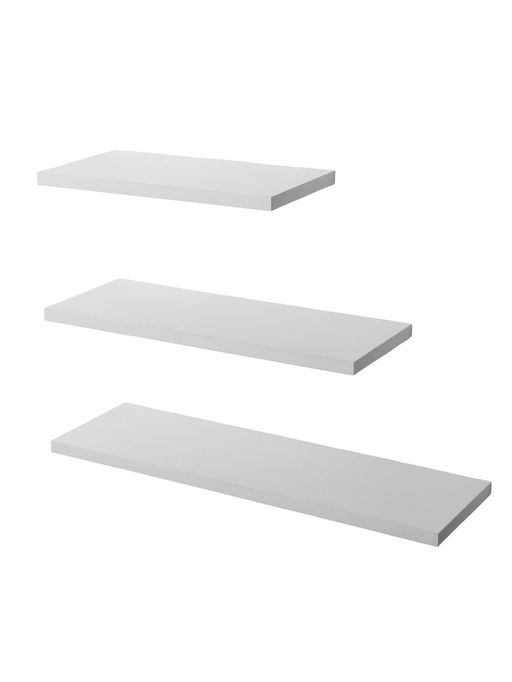 Набор настенных полок, белый (30,40,50 см)
