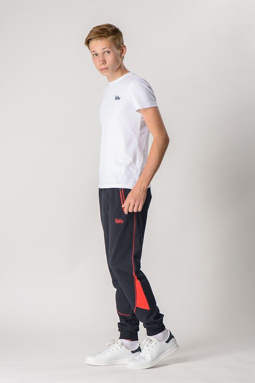 Спортивные брюки Футер 2-х ниточный, 75% хлопок, 20%  полиэстер, 5%  лайкра - Relay фото 2