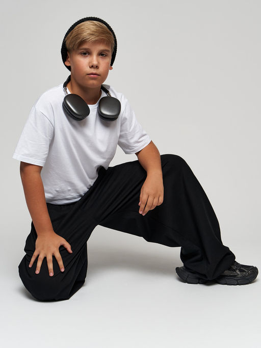 Утепленные брюки с начесом футер багги - Nota bene фото 21