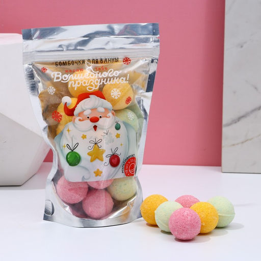 Набор Волшебного праздника, бомбочки для ванны,18 шт по 20 гр,аромат мультифрукт
