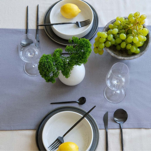 Дорожка Этель ECO, цвет серый, 40х130 +/-6 см, 70% хл, 30% лён, 190 г/м2  фото 3