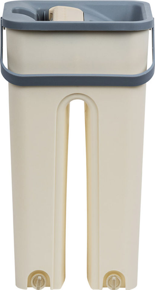 Швабра для пола с насадкой из микрофибры и ведром Clean hands beige 310486