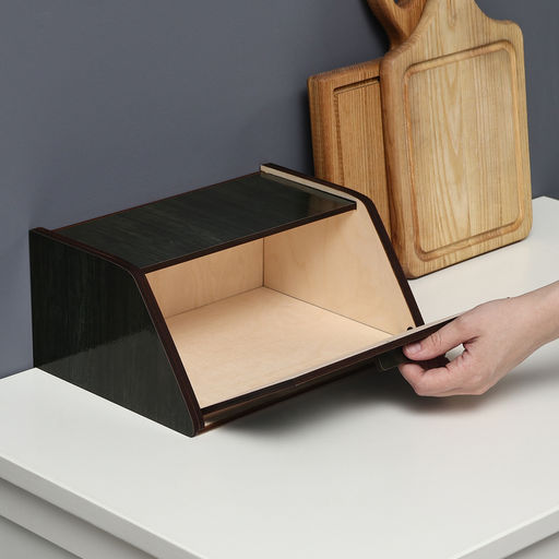 Хлебница деревянная Доляна «Дом, там где тепло», 20.5×28.5×13 см