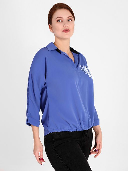 Блузка женская синяя - Almond фото 3