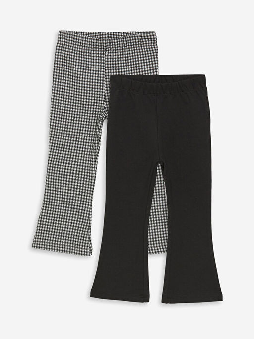 Beli Lastikli K?z Bebek Tayt Pantolon 2li