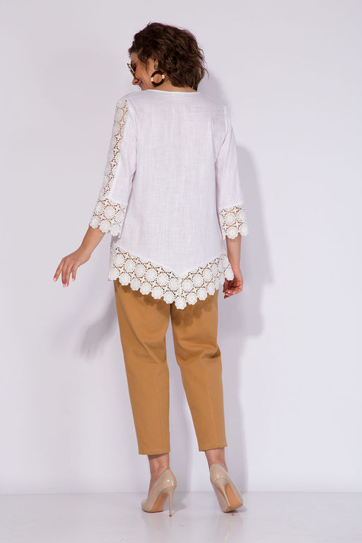 Блуза Liliana 1288 белый  фото 5