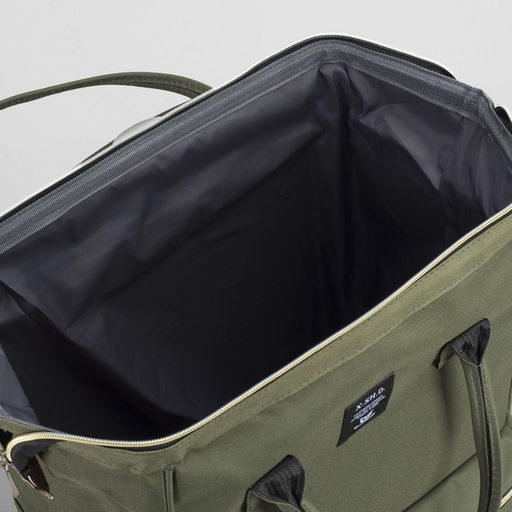 Сумка-рюкзак 2 в 1 на колёсах 18, отдел на молнии, наружный карман, цвет зелёный - Simaland фото 5