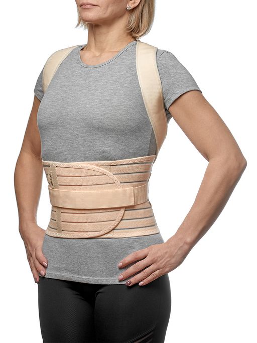 Корсет ортопедический реклинирующий полужёсткий кол-во рёбер жёсткости: 2 - Орто.ник фото 3