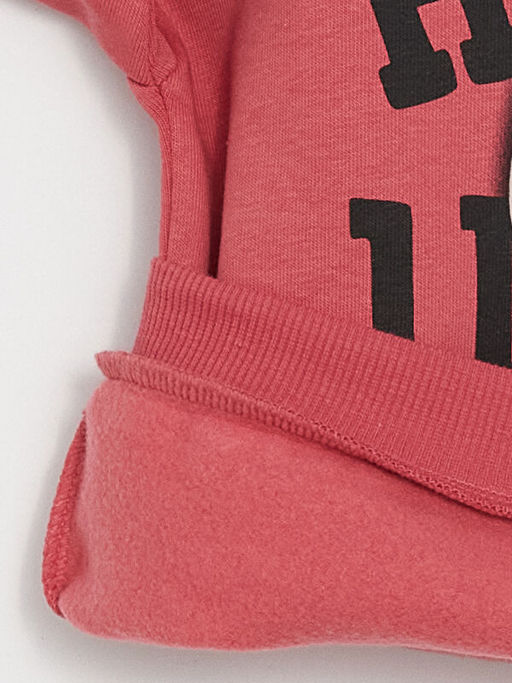 Bisiklet Yaka Uzun Kollu Bask?l? K?z Bebek Sweatshirt - Waikiki фото 3