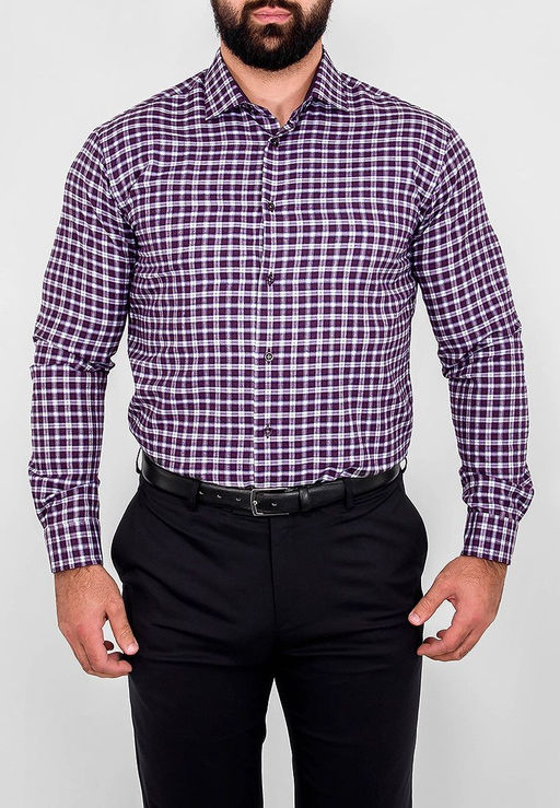 Сорочка мужская длинный рукав GREG 725/139/112/FL/Z/1p  фото 8