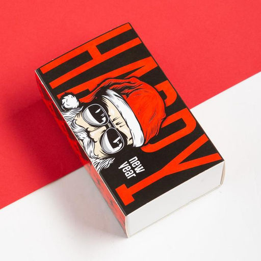 Носки мужские новогодние Happy размер 41-44, набор 2 пары