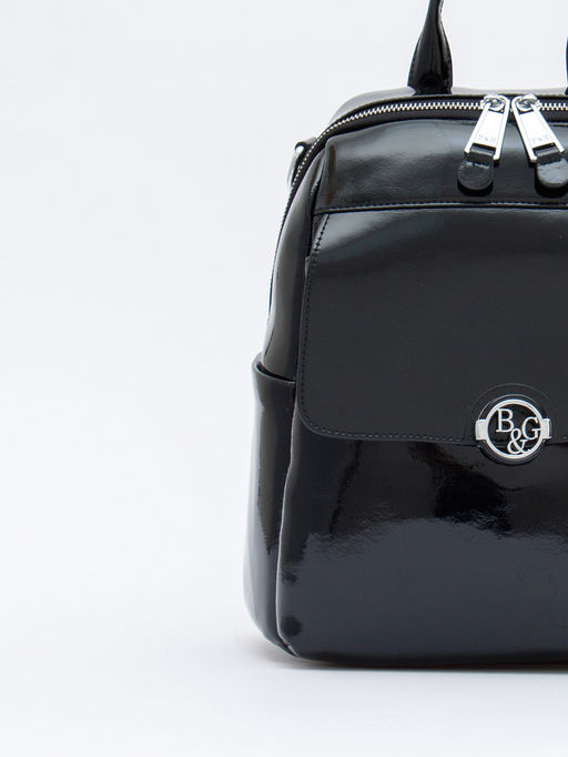 Рюкзак 21023-8 black Polina&Eiterou