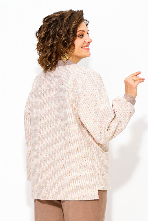 Жакет Liliana 1342 жемчужное капучино  фото 3