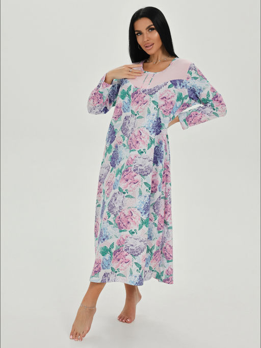 Услада сорочка женская (гортензия)