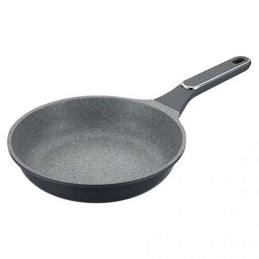 Сковорода с антипригарным покрытием Denim д26см, s4мм, индукционное дно д18,5см, s1,5мм, литой алюминий, 2-х слойное антипригарное покрытие WISTONE с эффектом гранитной крошки, бакелитовая ручка с покрытием soft-touch, Regent (Китай) Подходит д