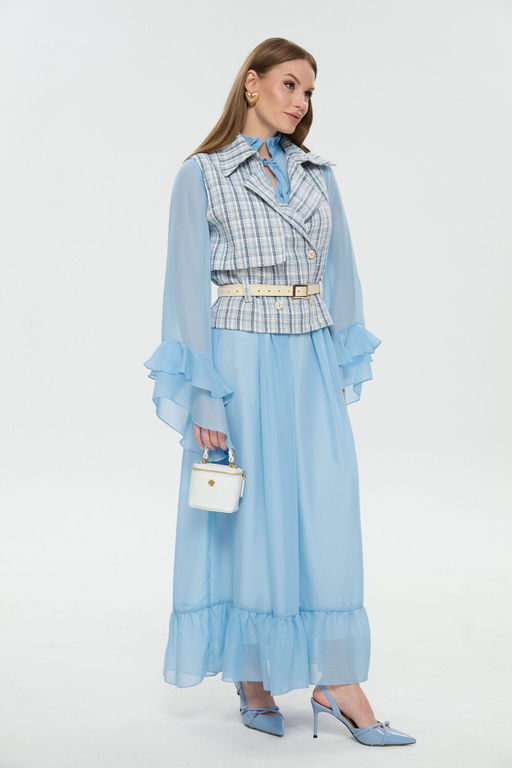 Жилет NIKVA н1026-3 небесно-синий