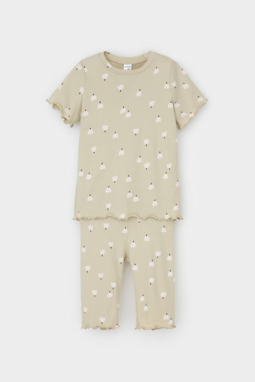 К 1632/фисташковый мусс,колокольчики пижама дет