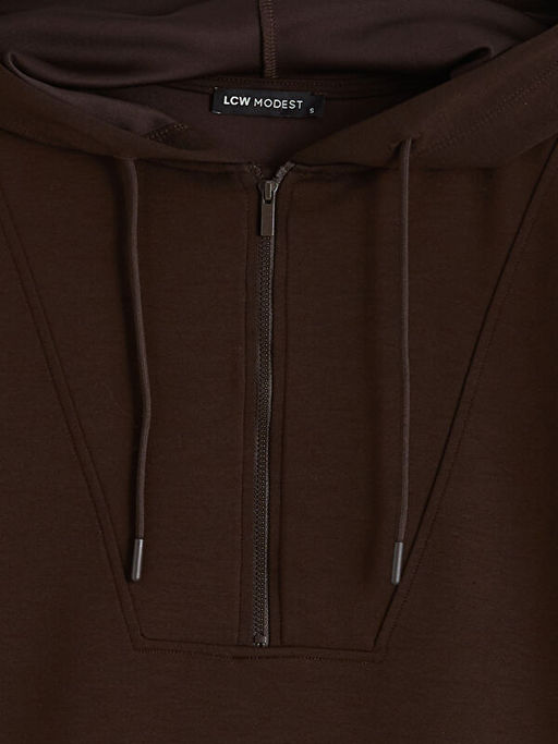 Kap??onlu Oversize Kad?n Sweatshirt Tunik