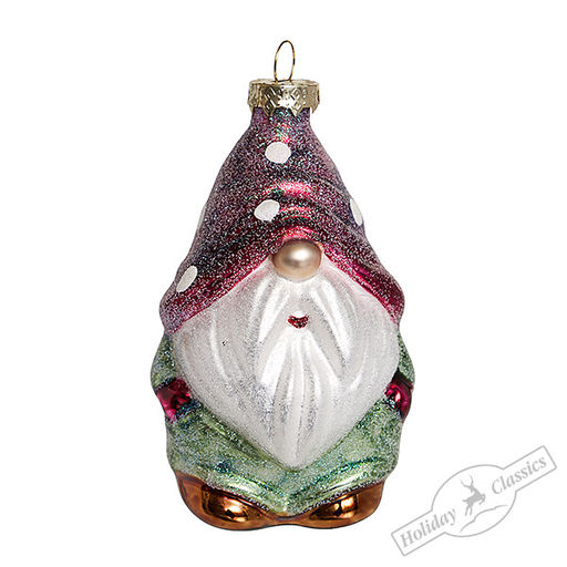 Гном "Зимняя сказка" (стекло) 6,5х6х11 см