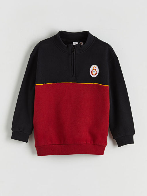 Galatasaray Bask?l? Erkek ?ocuk Kal?n Sweatshirt