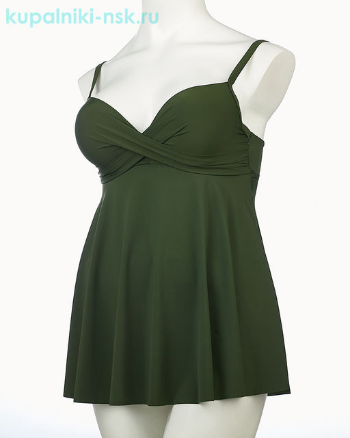 9212 # Q Купальник раздельный платье (46-54)