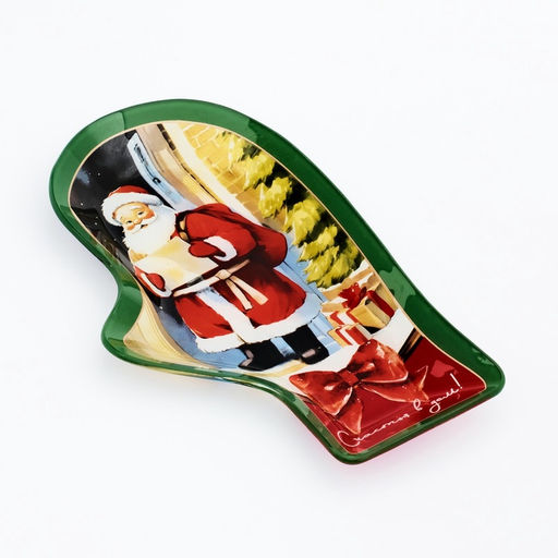 Блюдо новогоднее «Счастья в дом», 22.5×14×2 см