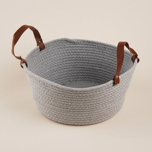 Корзина для хранения SL Home Луиза, плетёная, ручной работы, 333316 см, серая - Sima-land home фото 4