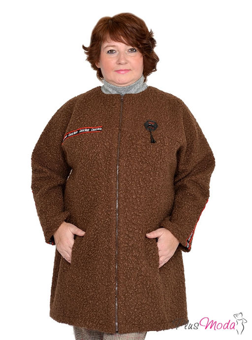 Куртка-пальто Модель №764 размеры 44-84 - Plusmoda фото 2