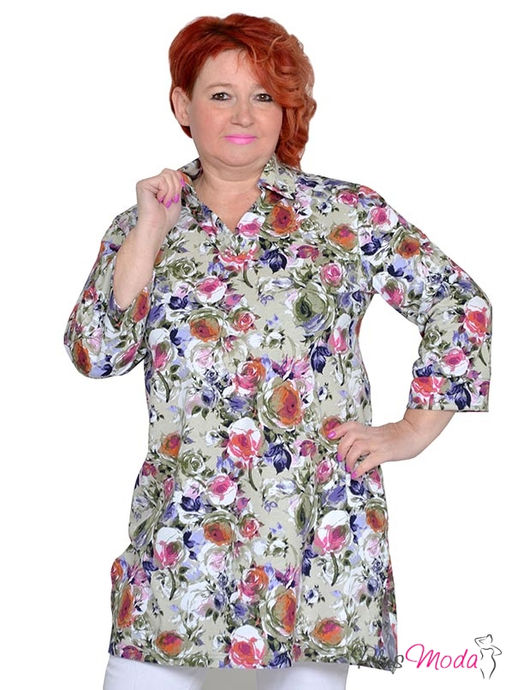 Туника Модель №1901 размеры 44-84 - Plusmoda фото 2